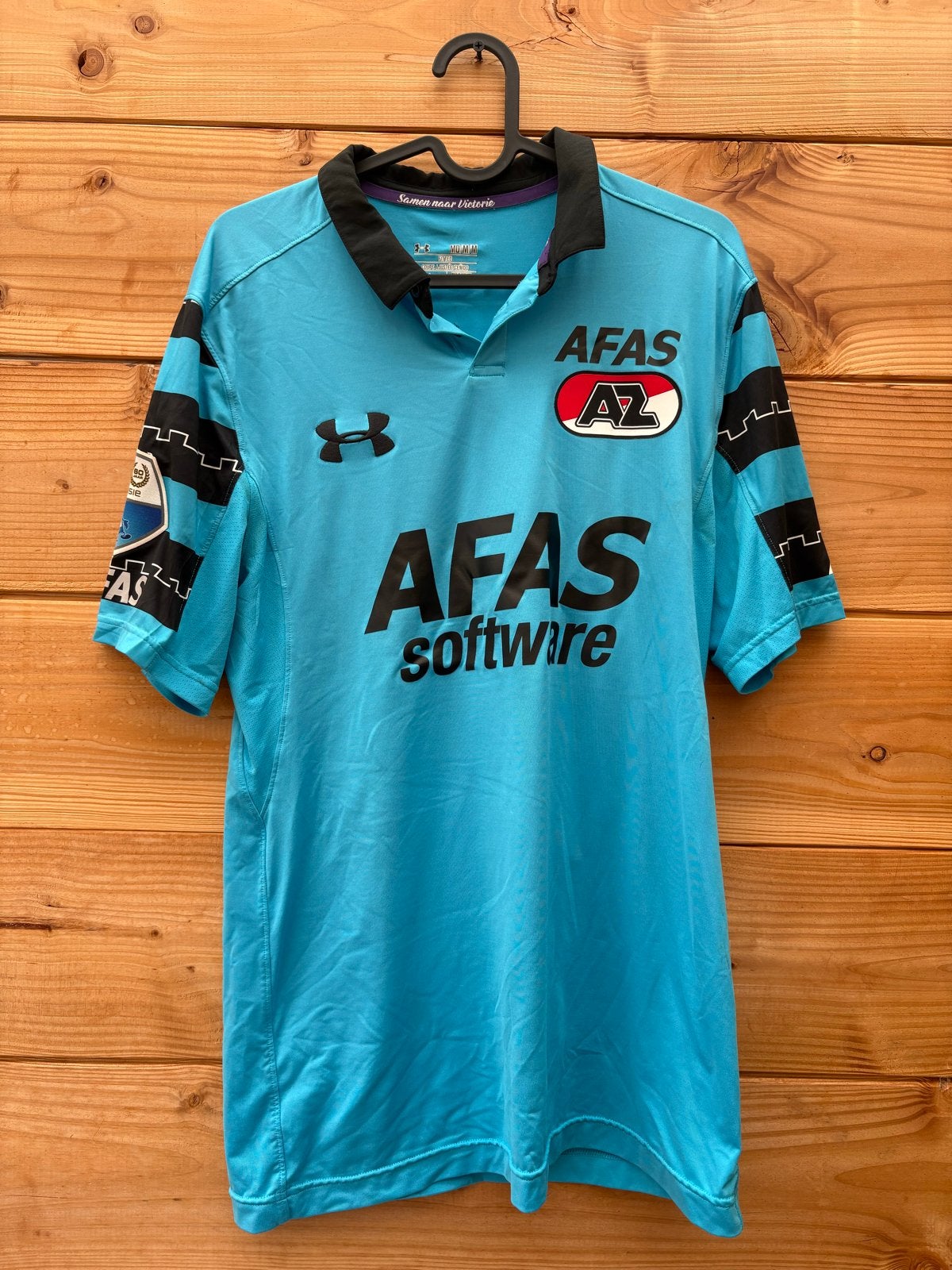 Matchworn AZ shirt van Bakker - Uniek collectors item, Verzamelen, Sportartikelen en Voetbal, Ophalen of Verzenden