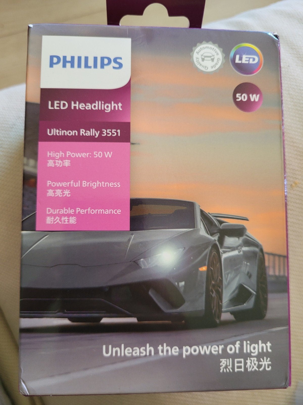 Philips Ultinon Rally 3551 H7 LED Koplampen - Retourpartij, Ophalen