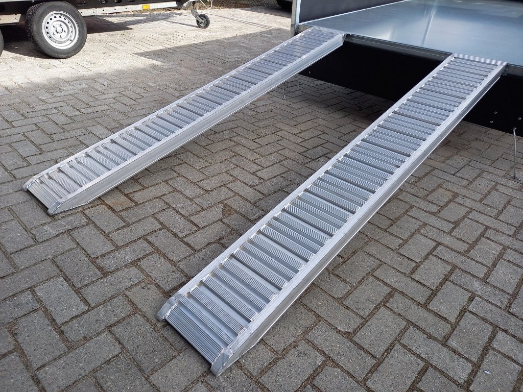 Stock opruiming!! Set aluminium rijplaten 240cm - 3000kg/set, Auto diversen, Aanhangwagen-onderdelen, Ophalen, Nieuw