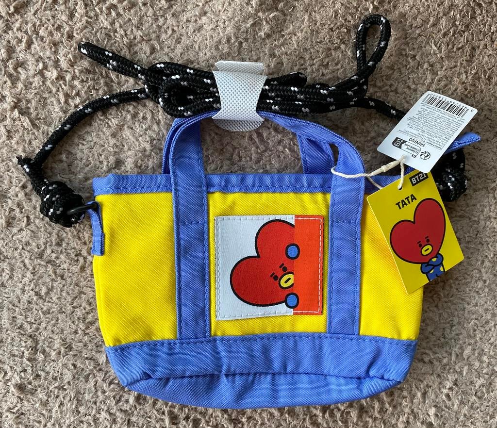 Miniso - BT21 Tasje (K-POP BTS), Ophalen of Verzenden, Nieuw, Geel, Overige merken
