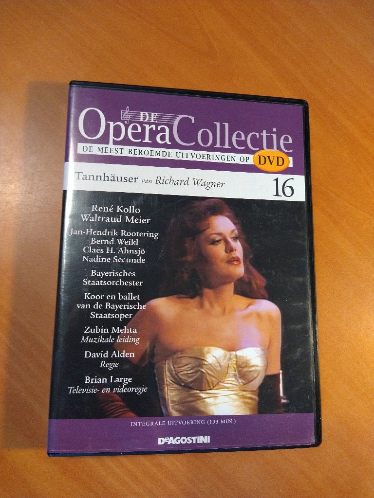 DVD Tannhauser van Richard Wagner, Alle leeftijden, Ophalen of Verzenden, Zo goed als nieuw