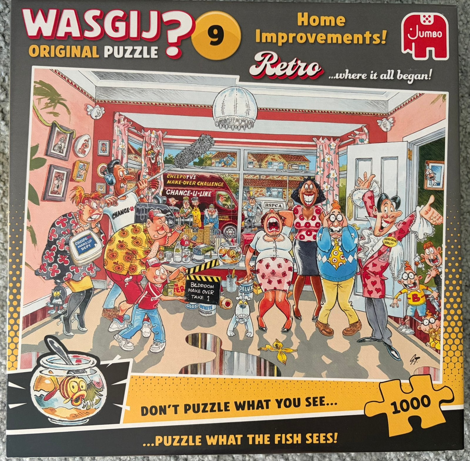 Wasgij puzzels 1000 stukjes, Ophalen, 500 t/m 1500 stukjes, Gebruikt, Legpuzzel