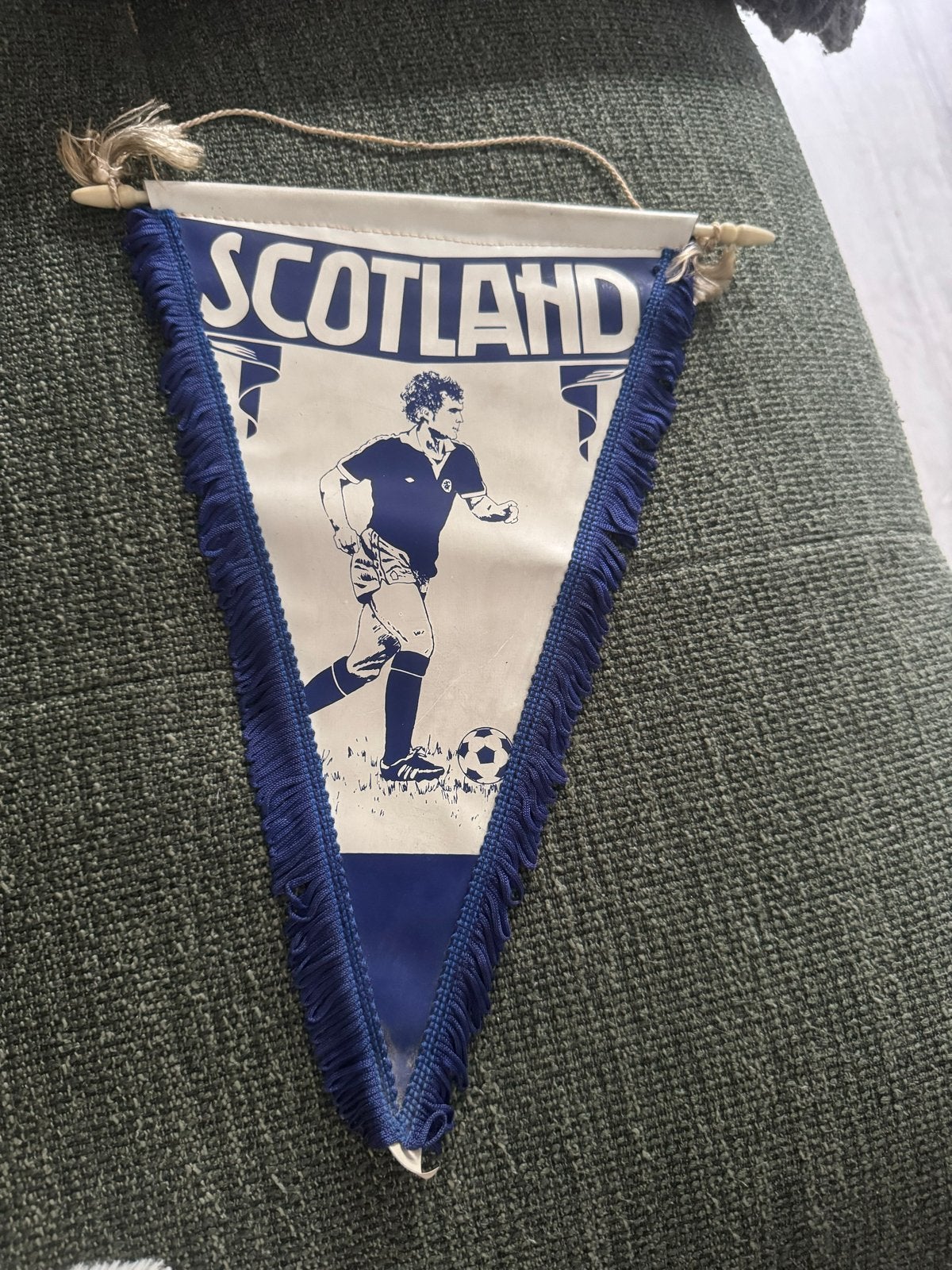 Vintage Vaantje Schotland Voetbal, Verzamelen, Ophalen of Verzenden, Gebruikt, Buitenlandse clubs, Vaantje of Sjaal