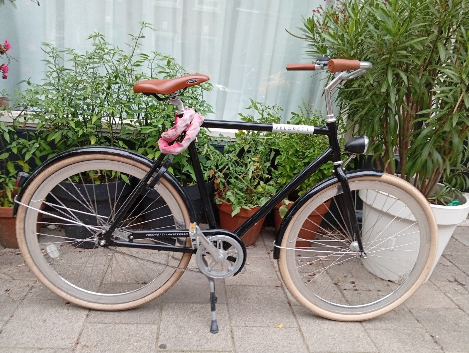 Veloretti stadsfiets in goede staat, Terugtraprem, Zo goed als nieuw, 57 tot 61 cm, Ophalen