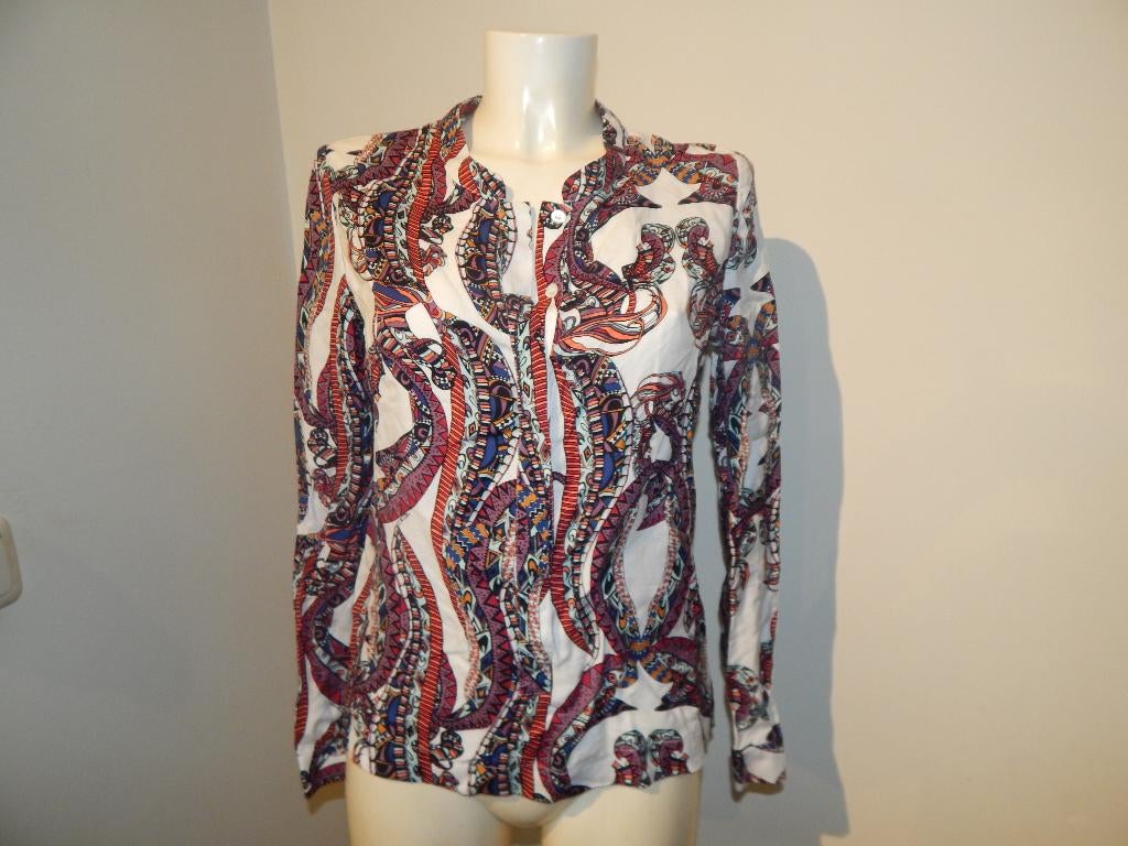 Antik Batik ibiza styl blouse prachtige print in kleuren 40