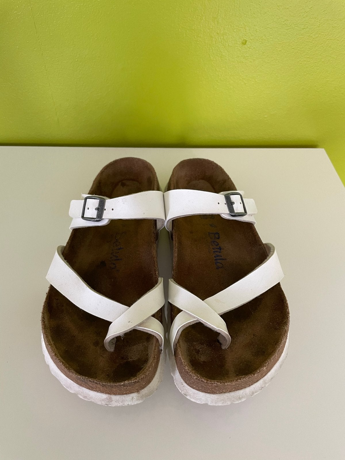 Birkenstock/Betula sandalen wit maat 39, Ophalen of Verzenden, Gedragen, Wit, Sandalen of Muiltjes