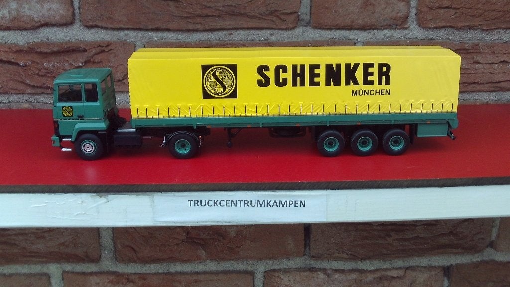 Tekno  Ford  Transcontinental  van  Schenker., Hobby en Vrije tijd, Modelauto's | 1:50, Ophalen of Verzenden, Nieuw, Bus of Vrachtwagen