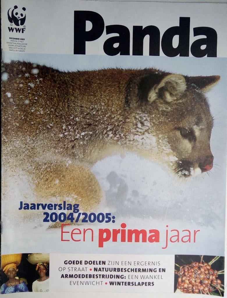 Kwartaalblad WNF Panda (tien stuks totaal), Boeken, Tijdschriften en Kranten, Verzenden, Gelezen, Wetenschap en Natuur