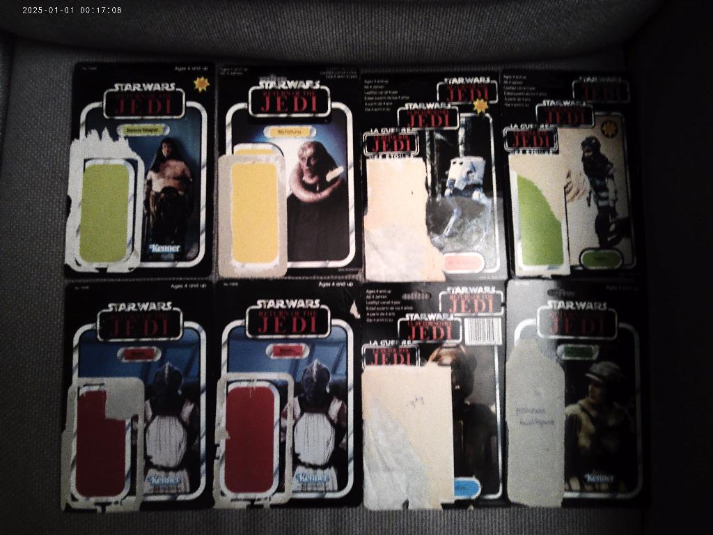 Vintage Star Wars Card Backs lot #1, Verzamelen, Star Wars, Ophalen of Verzenden, Gebruikt, Actiefiguurtje