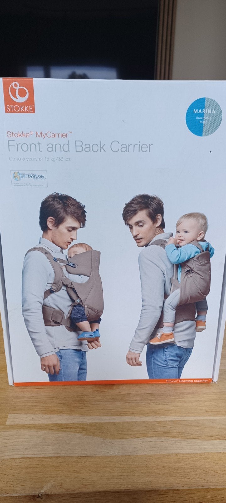 Stokke MyCarrier Front & Back Draagzak - Zo goed als nieuw, Kinderen en Baby's, Babydragers en Draagdoeken, Overige merken, Buik of Rug