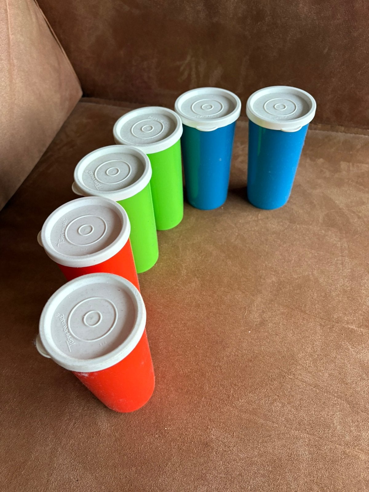 6 Tupperware bekers met deksels, nieuwstaat., Ophalen of Verzenden, Zo goed als nieuw