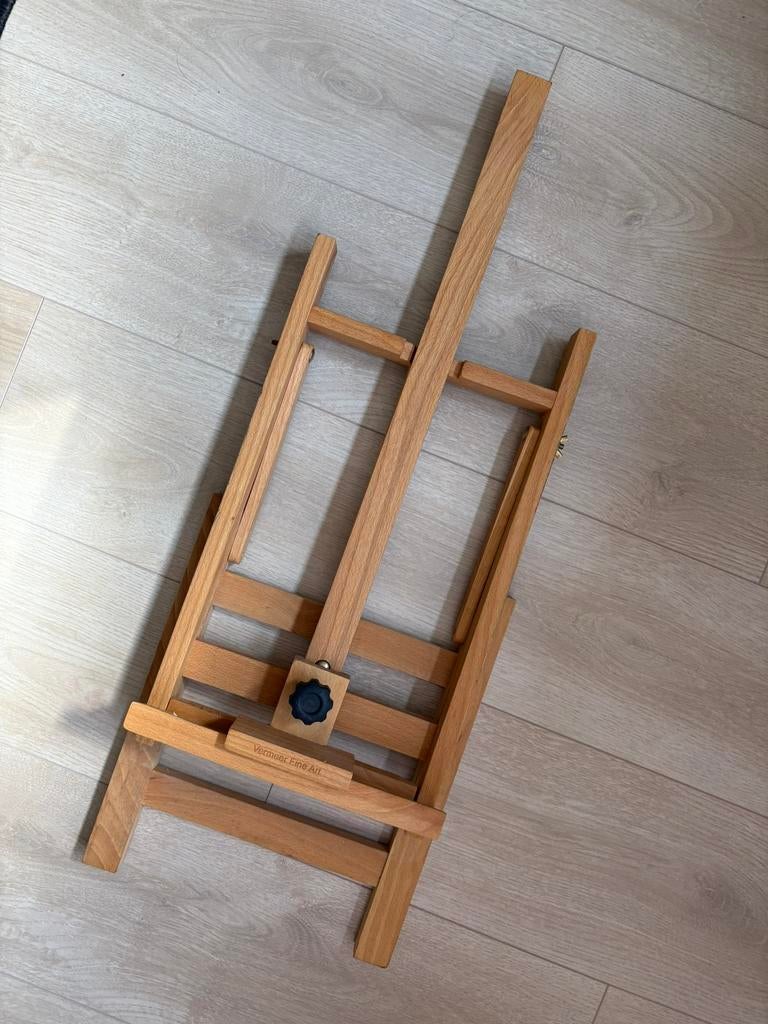 Houten schildersezel tafelmodel, Hobby en Vrije tijd, Schilderen, Ophalen, Zo goed als nieuw, Ezel
