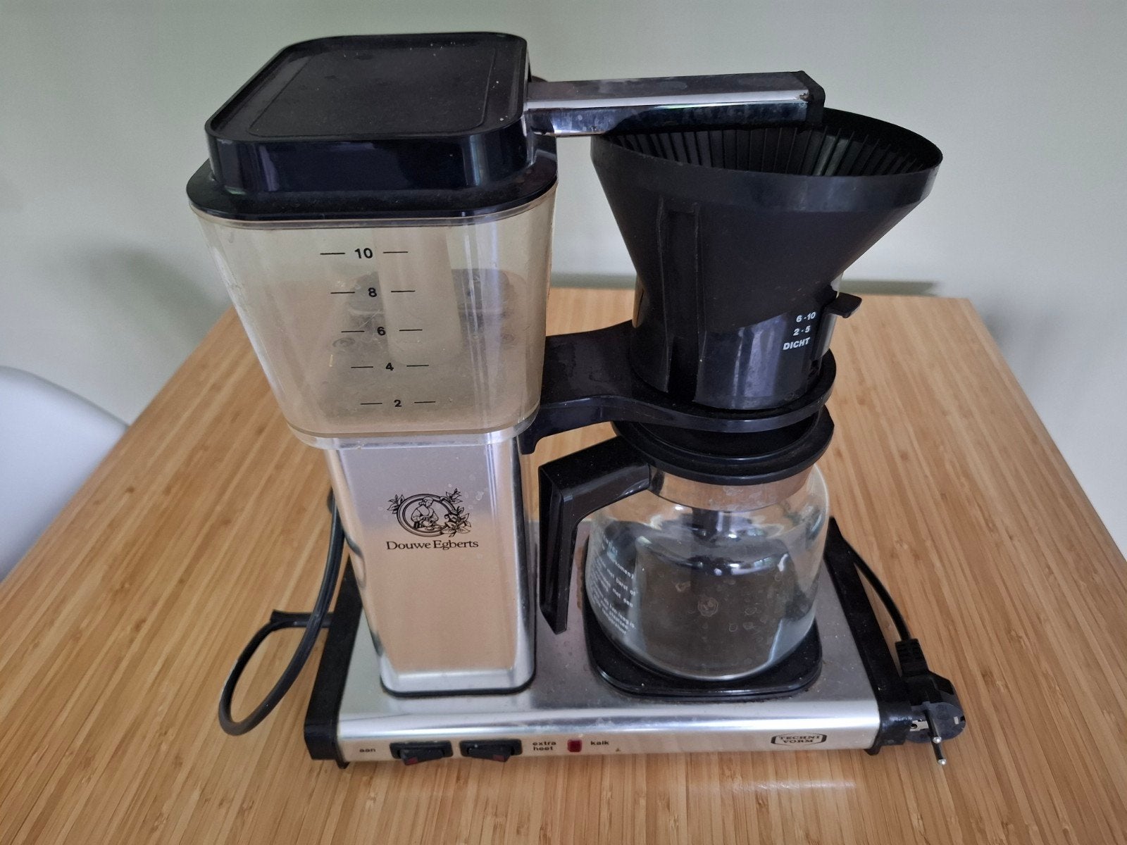 Douwe Egberts Moccamaster - Gebruikt, Witgoed en Apparatuur, Ophalen, Gebruikt, 10 kopjes of meer, Koffiemachine