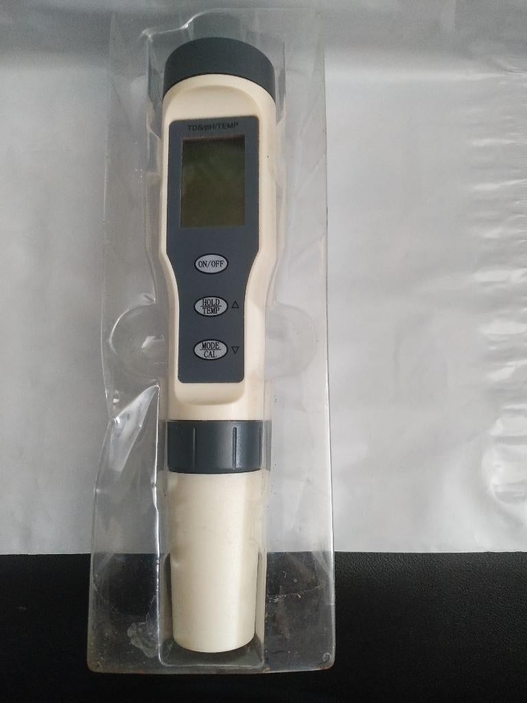 TDS Meter 3 in 1 Water Tester, Ophalen of Verzenden, Gebruikt, Overige typen