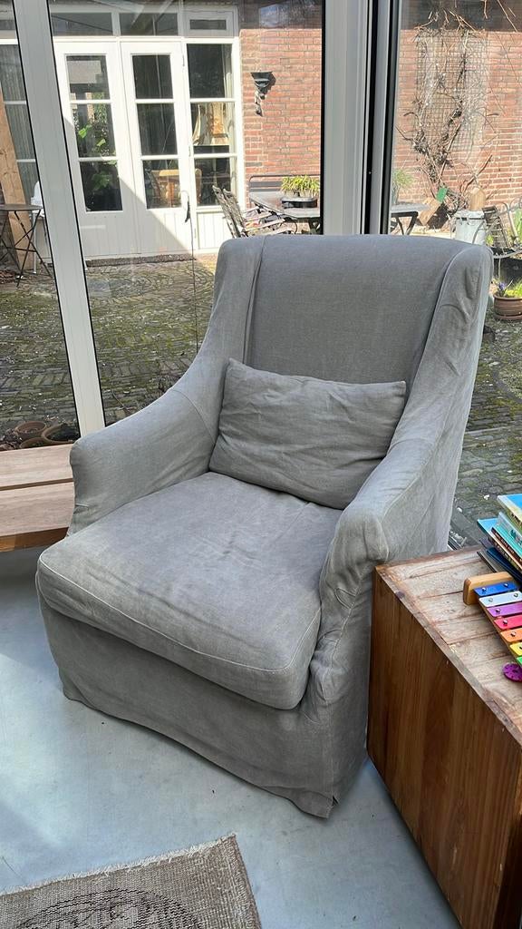 oorfauteuil met losse hoes, Ophalen, Zo goed als nieuw, Stof
