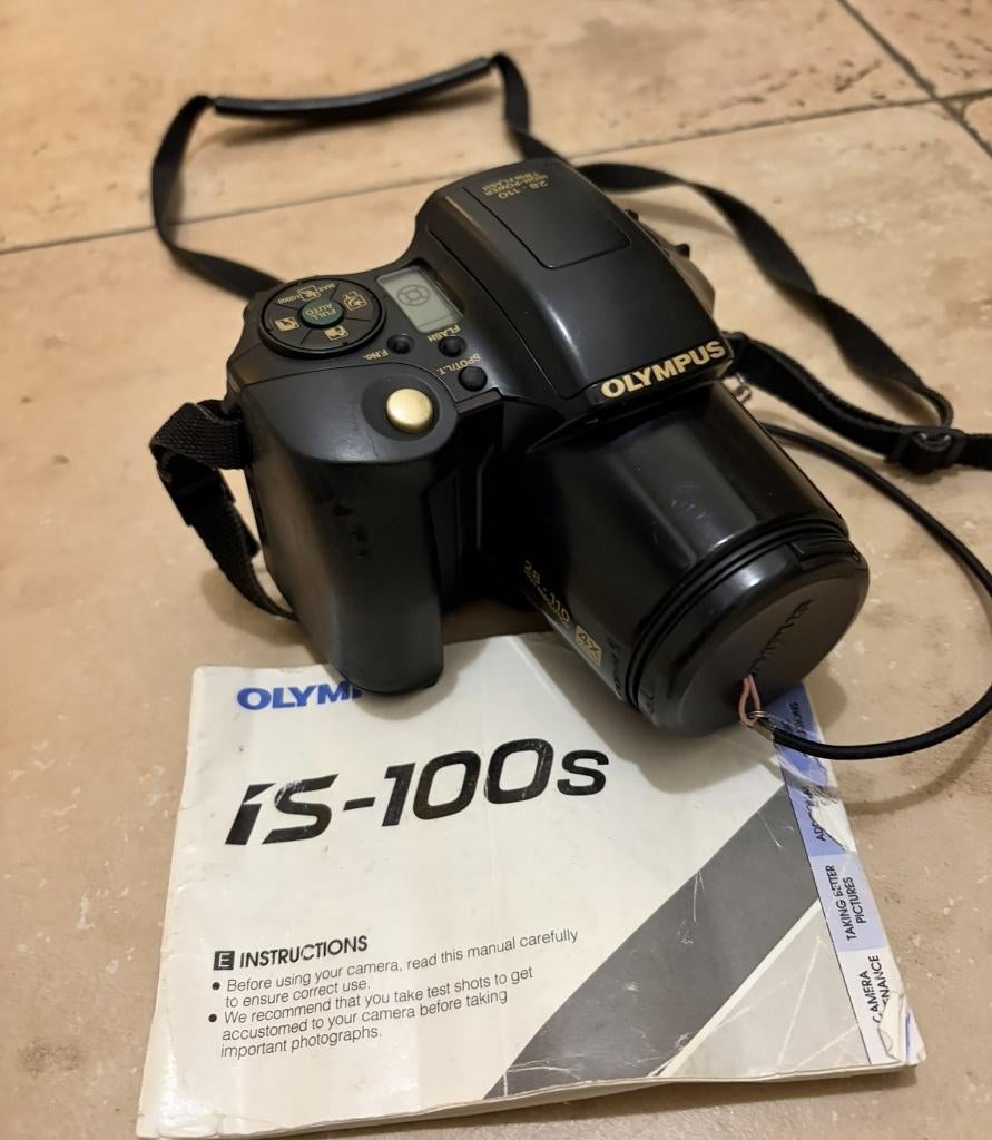 Olympus iS-100s analoge camera, Ophalen, Zo goed als nieuw, Compact, Olympus