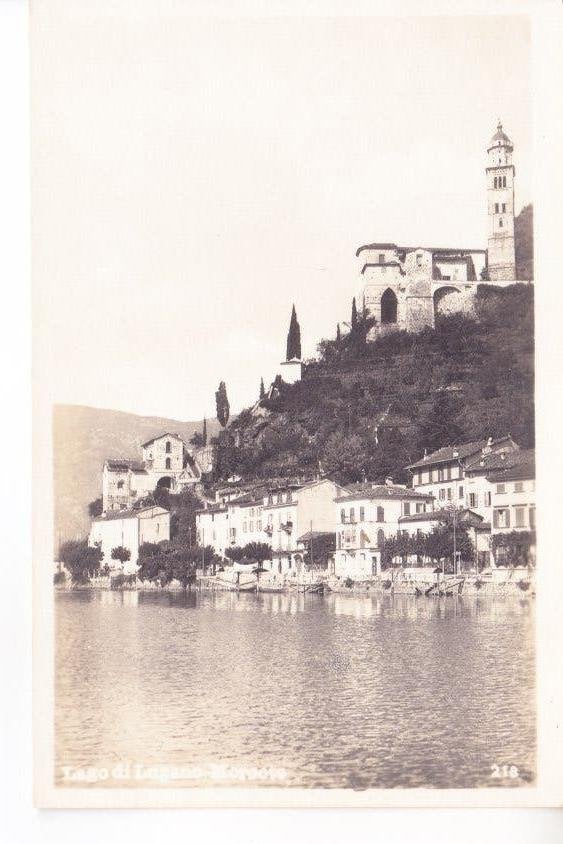 Lago di LUGANO,- Moroote. Zwitserland. 17-06, Ophalen of Verzenden, 1920 tot 1940, Ongelopen, Spanje
