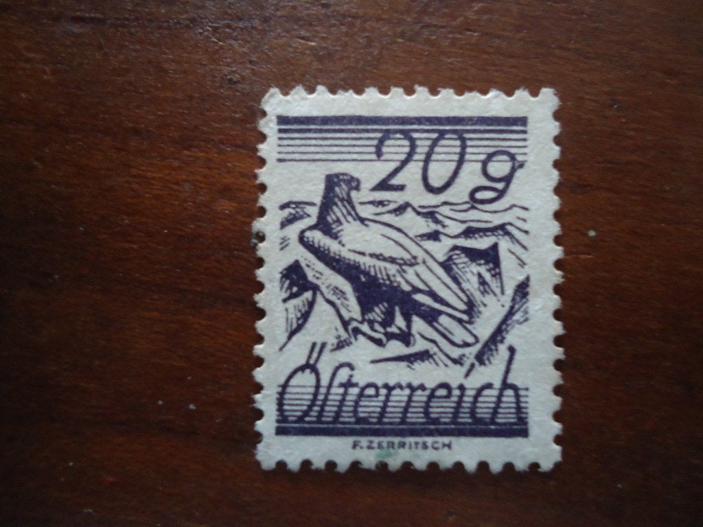 Vogel steen arend Oostenrijk 1925, mi. 459 postfris/ongebrui, Ophalen of Verzenden, Postfris, Dier of Natuur