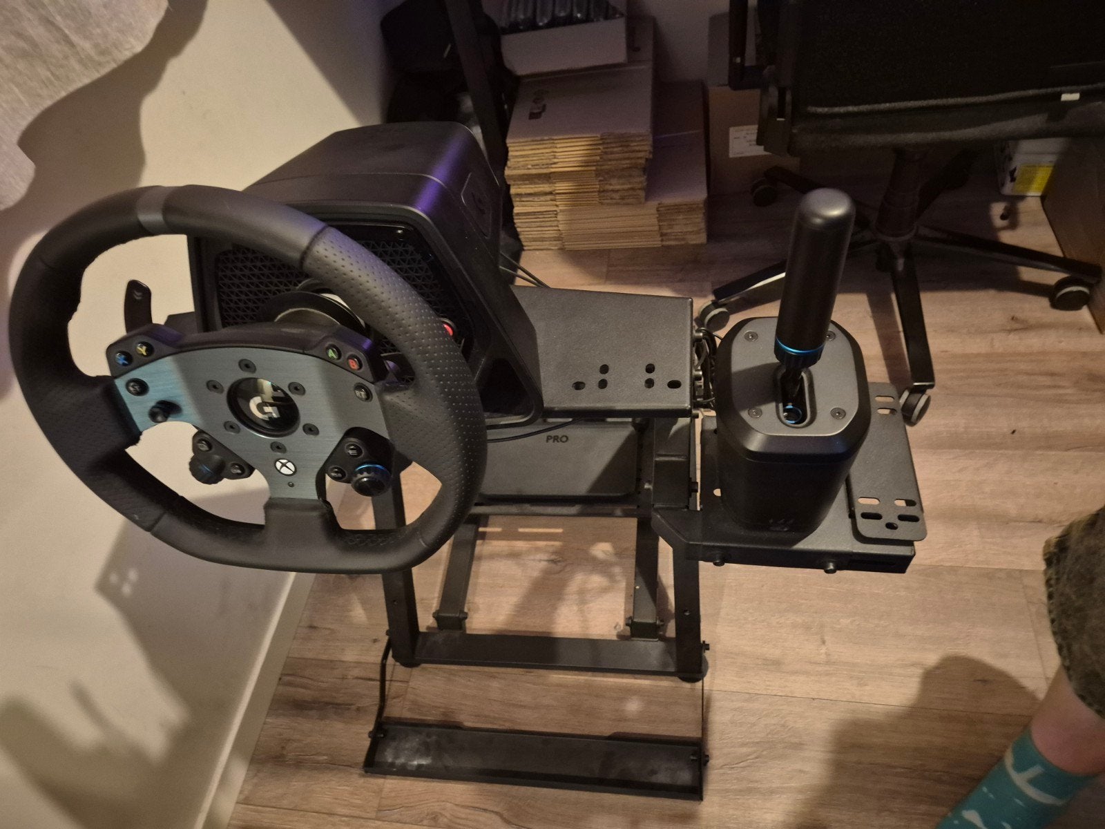 Logitech G Pro Racing Wheel met Pedals, shifter, 2 stuurtjes, Ophalen, Zo goed als nieuw