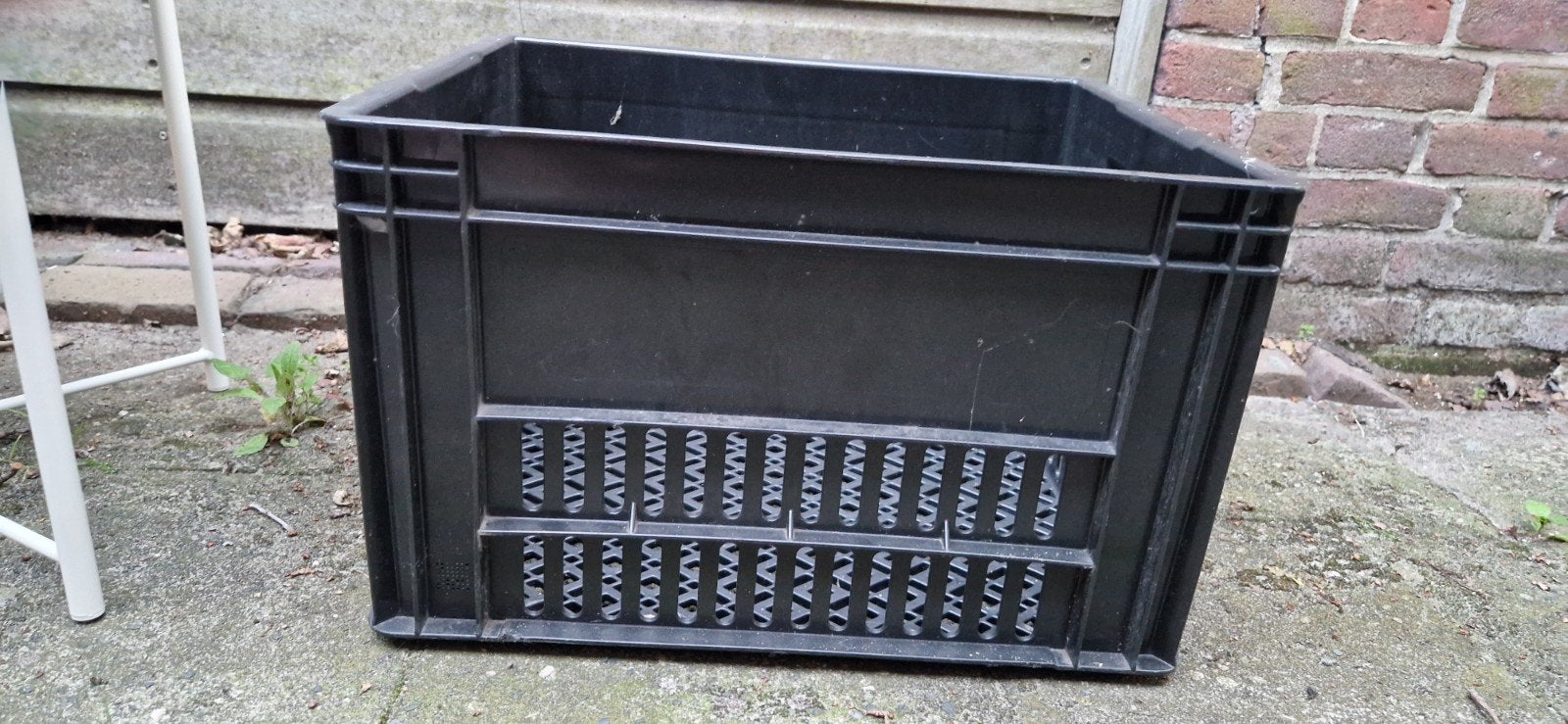 Zwarte fietskrat 43x35x26 cm - Handig voor boodschappen, Ophalen of Verzenden
