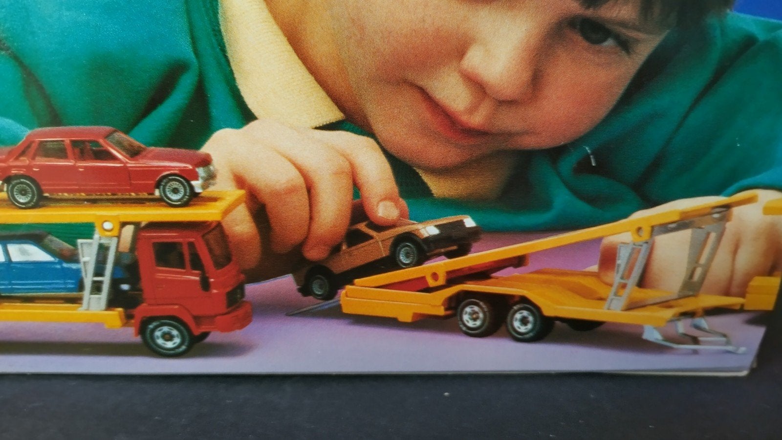 Mercedes Benz LN Autotransporter 1:55 Siku 3419 Pol, SIKU, Verzenden, Zo goed als nieuw, Bus of Vrachtwagen