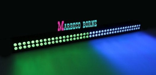 LED Bar, Lichtbalk, effect 80x 3W, 3-in-1 RGB LEDs, Afstbed, Muziek en Instrumenten, Geluidgestuurd, Nieuw, Info@marbeco.nl, BeamZ