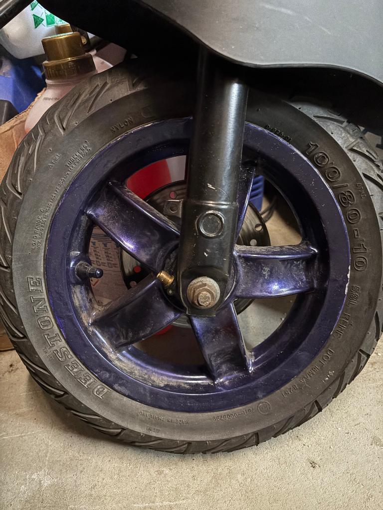 Piaggio Zip paarse voorvelg, Ophalen of Verzenden, Gebruikt, Overige typen, Piaggio