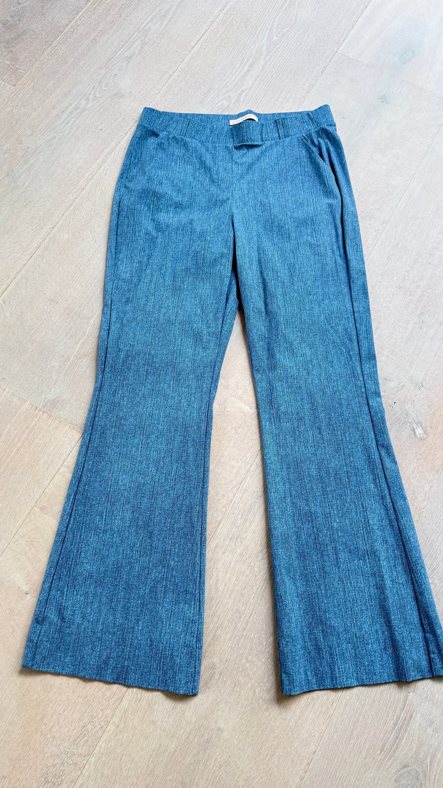 Studio Anneloes Flair broek - denim look - L, Kleding | Dames, Blauw, Maat 42/44 (L), Ophalen of Verzenden, Zo goed als nieuw