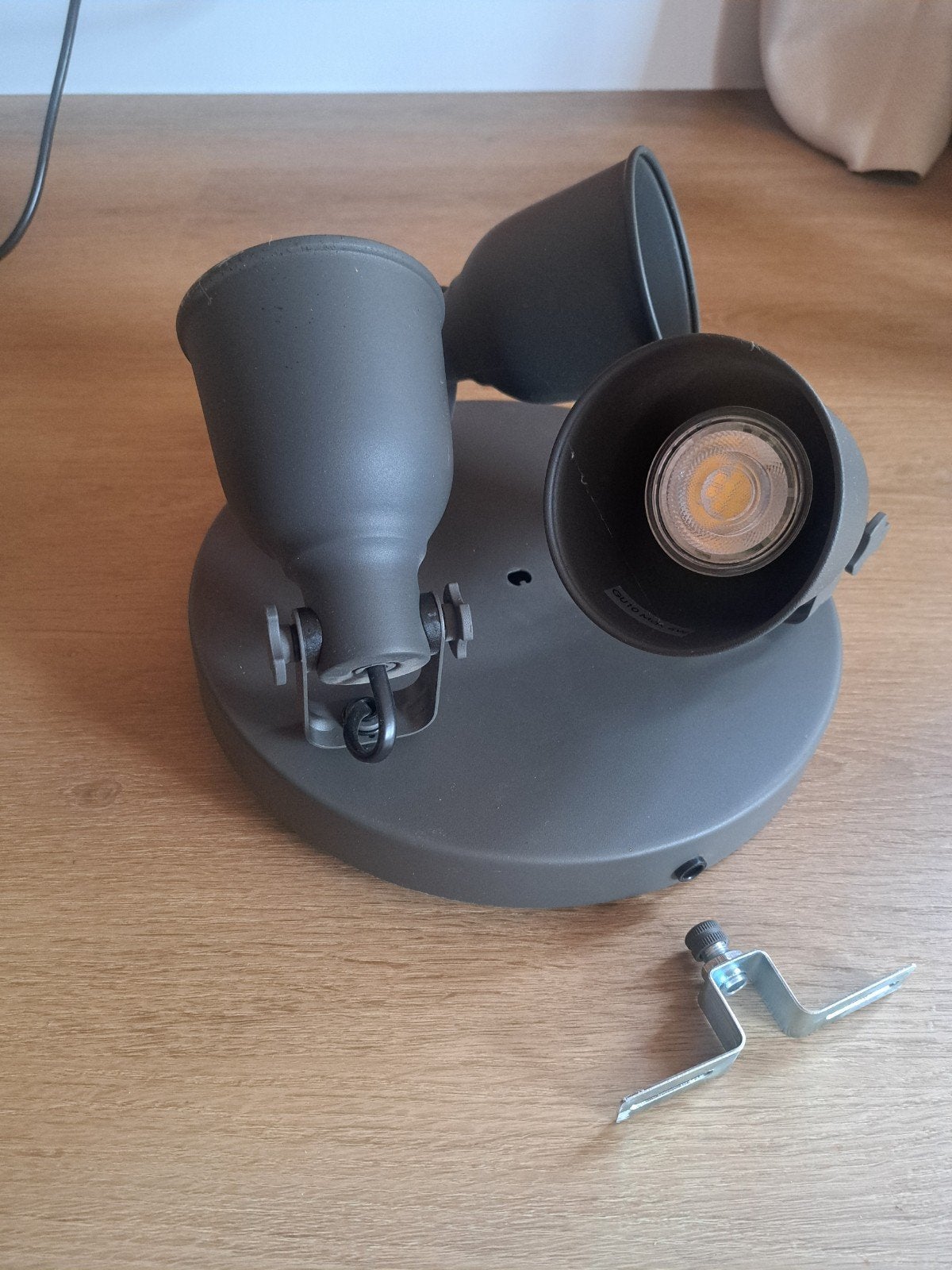 IKEA Hektar plafondspot met 3 spots, Ophalen, Gebruikt, Plafondspot of Wandspot
