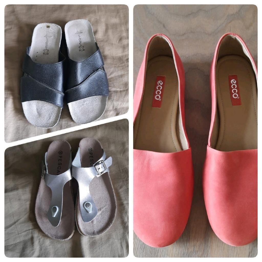 NIEUW en  Z.G.A.N. Dames schoenen, slippers, mt 38-39, Ophalen of Verzenden, Nieuw, Overige kleuren, Overige typen