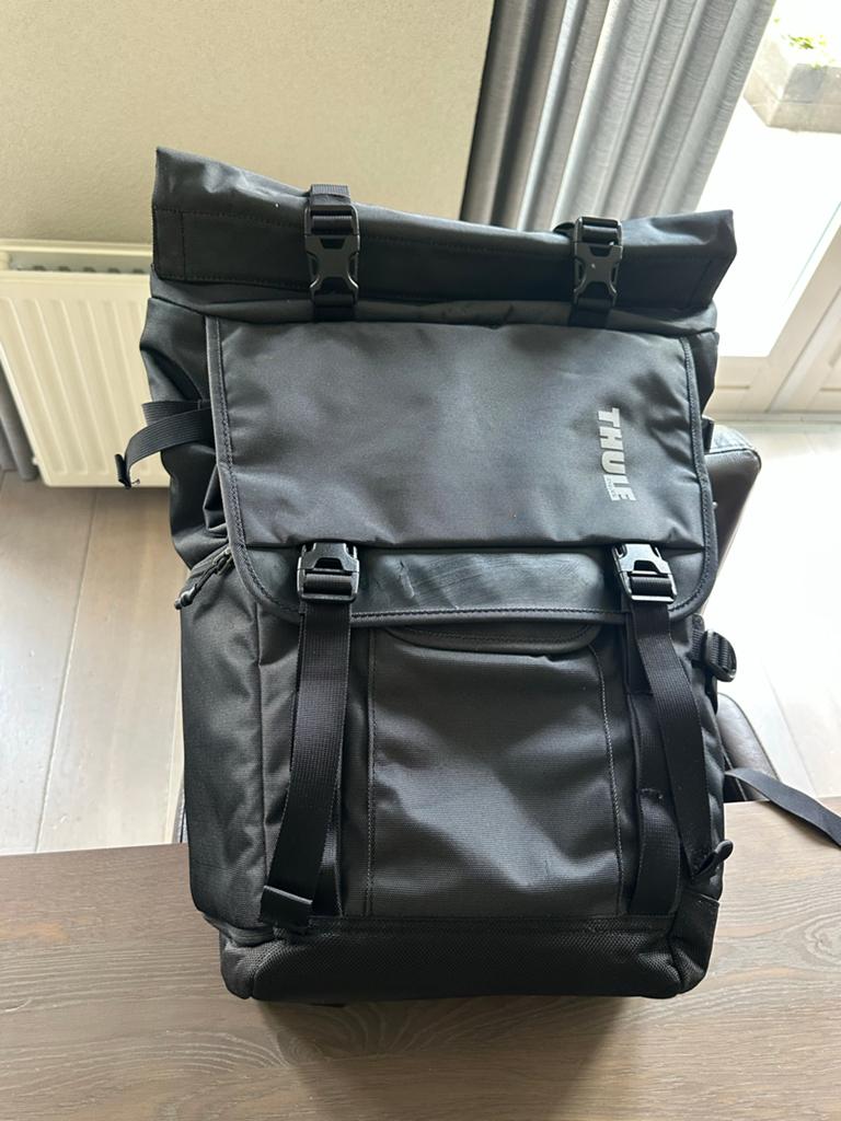 Thule Covert DSLR Rolltop Rugzak - Zo goed als nieuw, Audio, Tv en Foto, Fotografie | Fototassen, Ophalen of Verzenden, Zo goed als nieuw