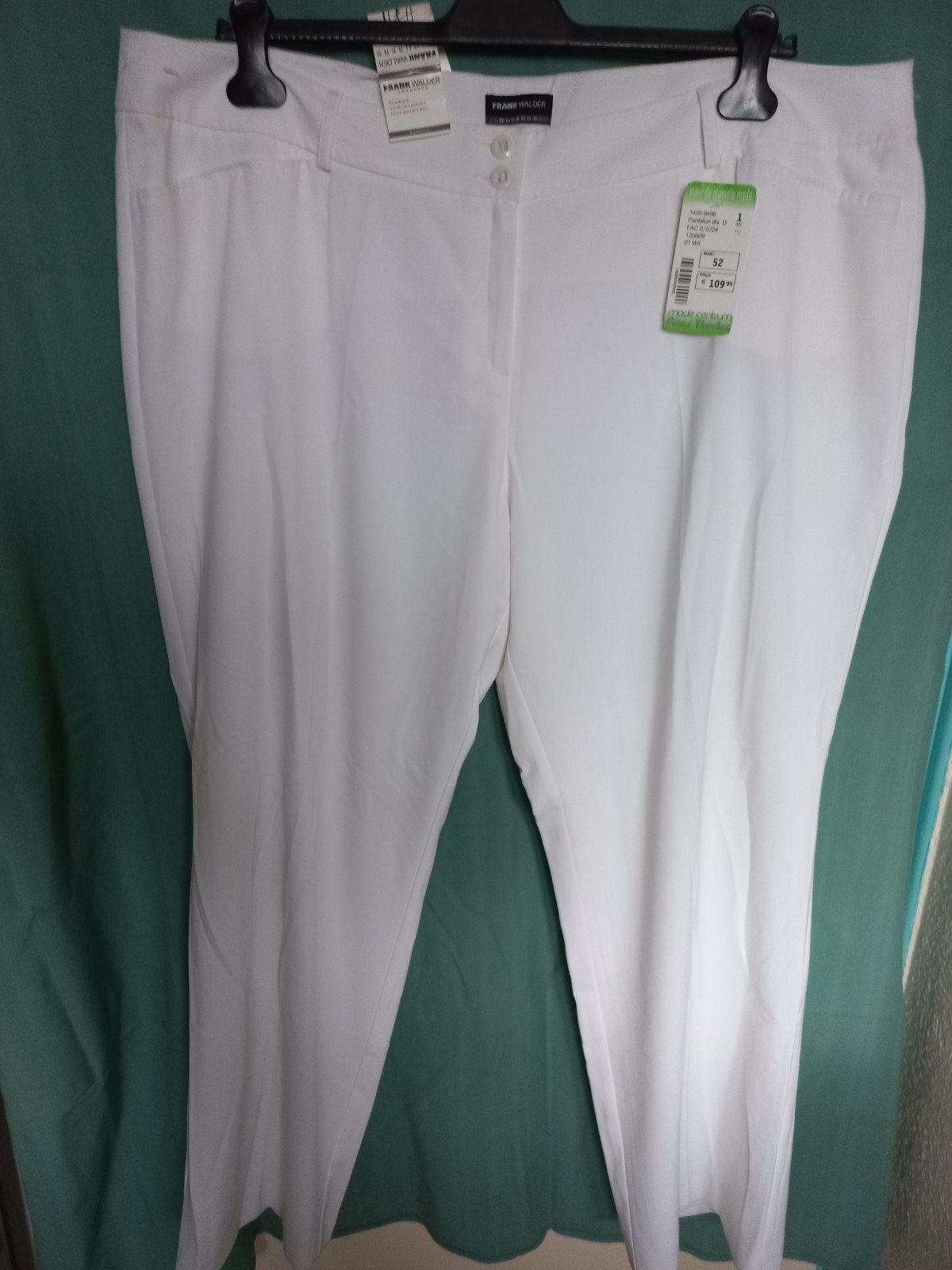 Frank walder pantalon maat 52, Ophalen of Verzenden, Nieuw, Wit, Broek of Spijkerbroek
