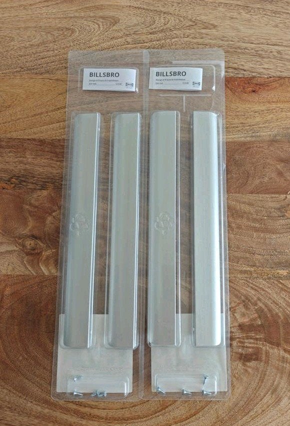 IKEA BILLSBRO 320mm handgrepen (2 verpakkingen, 4 stuks), Ophalen, Nieuw