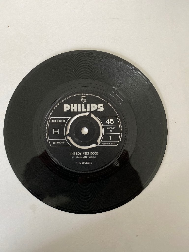 The Secrets –The Boy Next Door / Learnin' To Forget(ZELDZAAM, Fotohoes, Ophalen of Verzenden, 7 inch