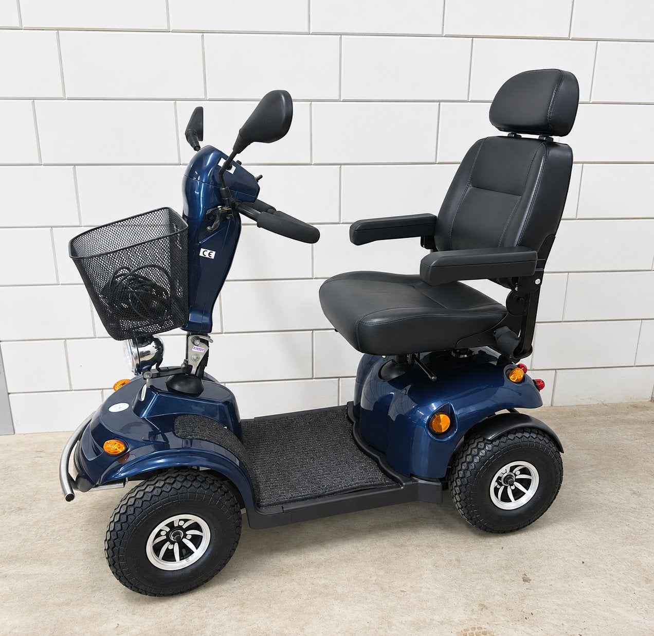 Scootmobiel Freerider Tiger 4, Ophalen of Verzenden, 16 km/u of meer, Mango, 26 t/m 35 km