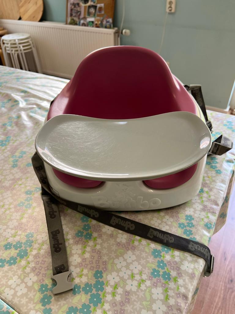 Bumbo Floor Seat met eetblad, Kinderen en Baby's, Kinderkamer | Tafels en Stoelen, Zo goed als nieuw, Stoel(en), Ophalen of Verzenden