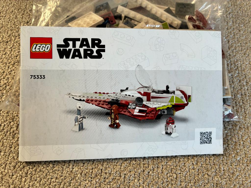 Lego Star Wars 75333 complete set, Star Wars, Lego, Compleet, Ophalen of Verzenden