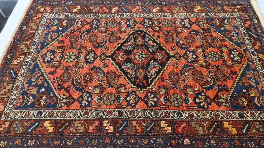 Perzisch tapijt Hamadan 186x126/VloerKleed/Kelim/kilim/Loper, 100 tot 150 cm, Www.simatapijten.nl, Ophalen of Verzenden, 150 tot 200 cm
