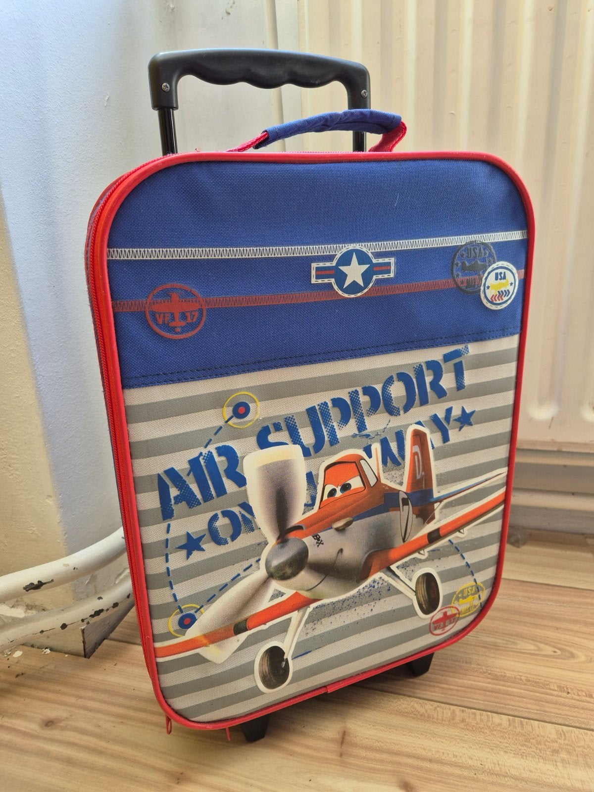 Planes vliegtuigkoffer small, Ophalen, Wieltjes, Gebruikt, 50 tot 60 cm