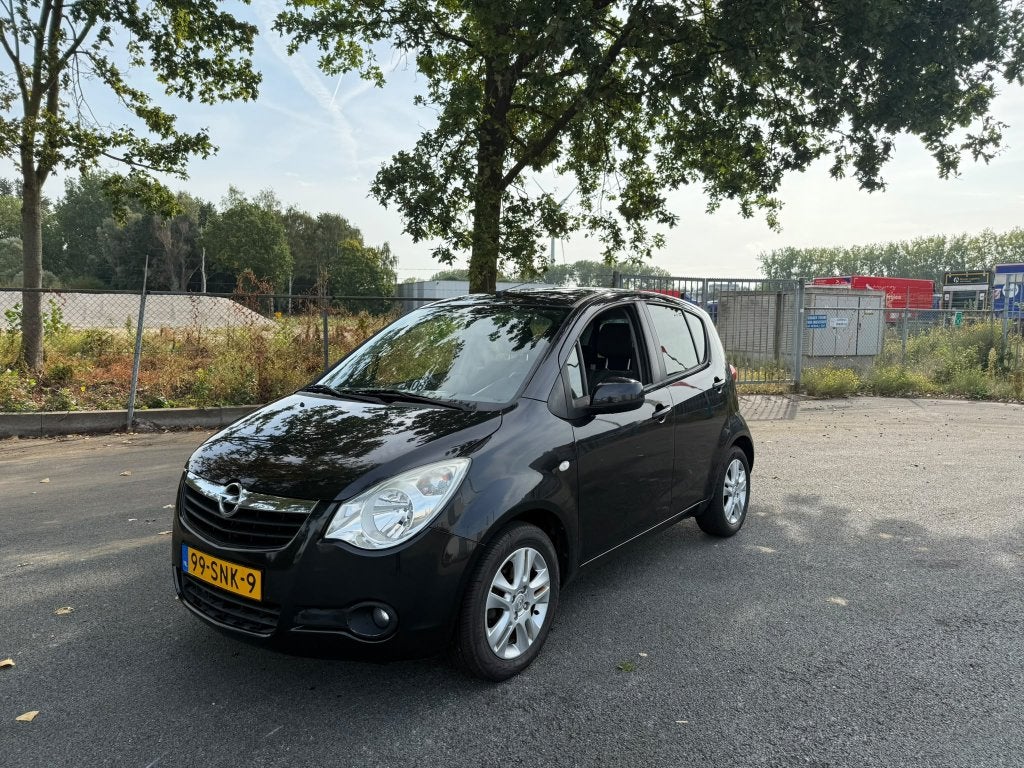 Opel Agila 1.0 12V 2011 Zwart, Stof, 31 €/maand, Origineel Nederlands, Bedrijf