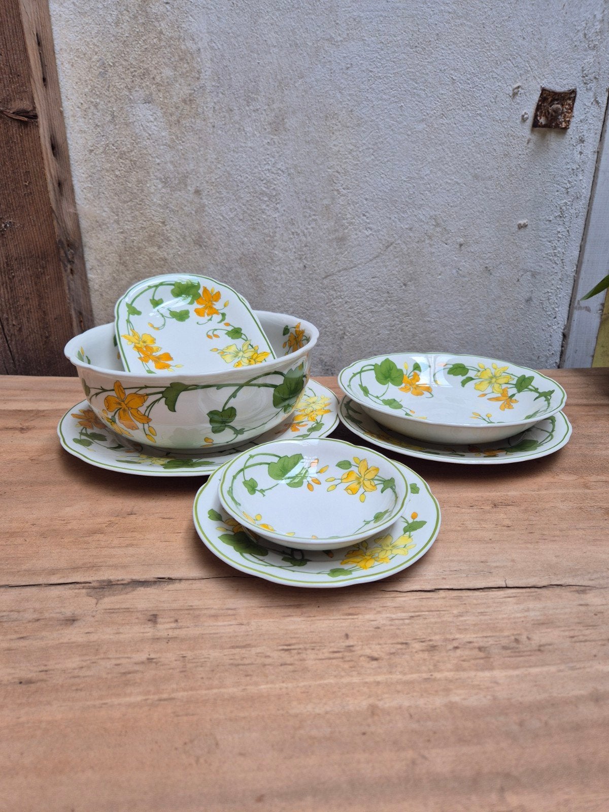 Villeroy & Boch Geranium Servies - Vintage Porselein, Antiek en Kunst, Antiek | Servies los, Ophalen of Verzenden