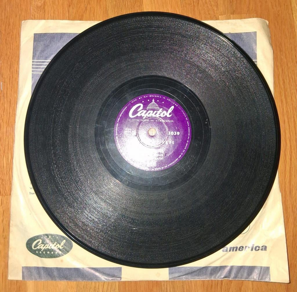 Cliffie Stone - Darling Je Vous Aime Beaucoup 78 toeren, Ophalen of Verzenden, Voor 1960, Gebruikt, 10 inch