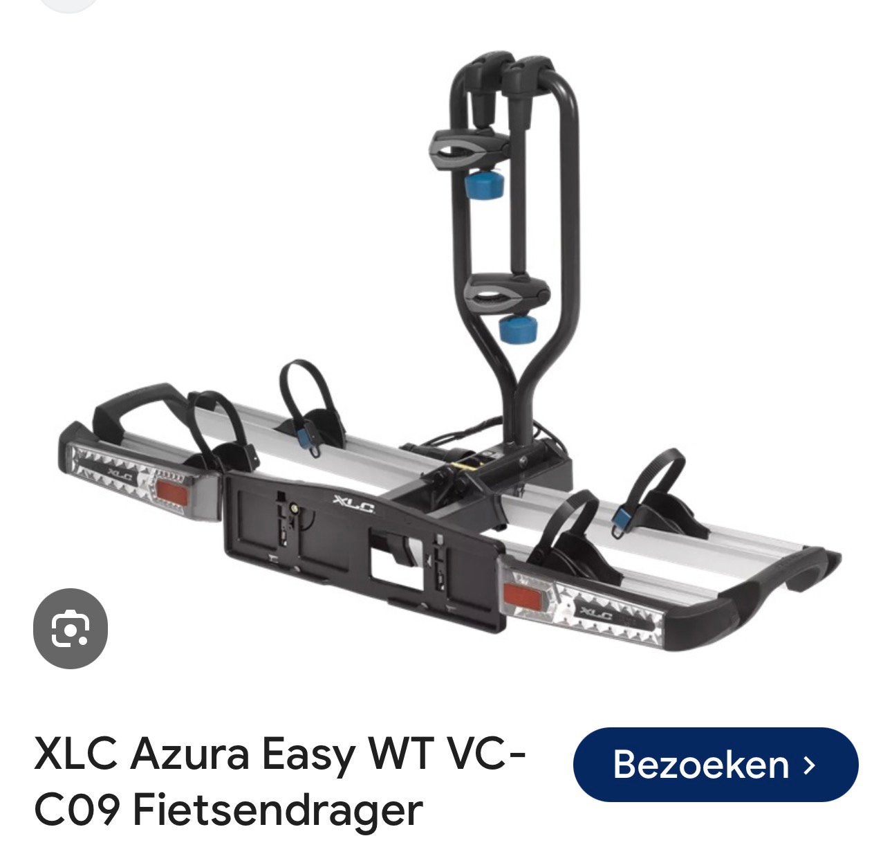 Fietsendrager, Ophalen, Gebruikt, 2 fietsen, Trekhaakdrager