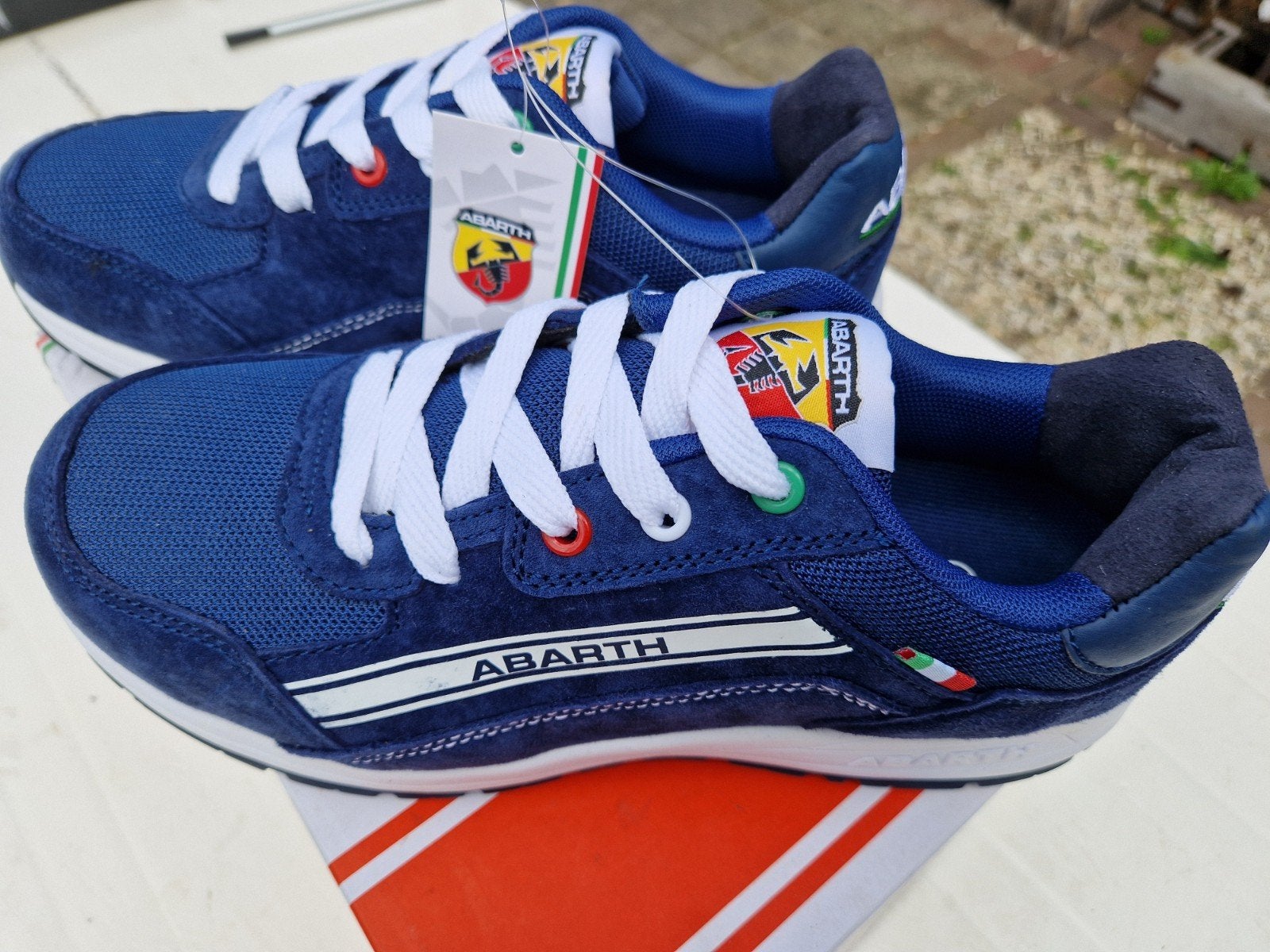 Abarth 595 Navy veiligheidsschoenen - Maat 38, Kleding | Heren, Ophalen, Blauw, Werkschoenen, Abarth