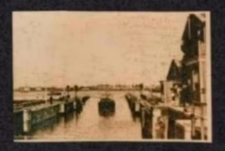 Foto Schellingwoude Oranje Sluizen Boot., Verzamelen, Ophalen of Verzenden, Zo goed als nieuw, Overige onderwerpen, Foto