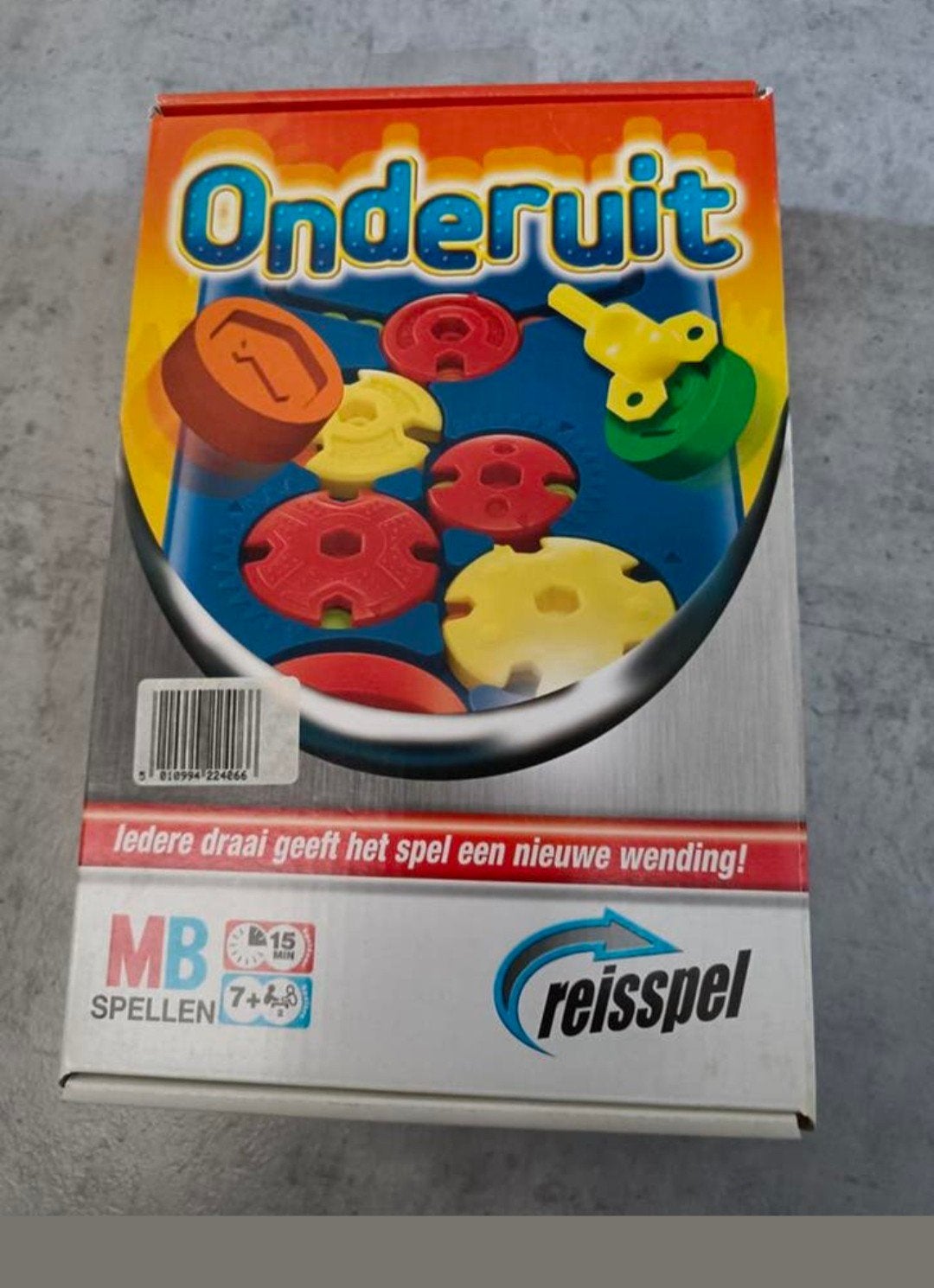 MB Spellen 'Onderuit' Reisspel - Compleet en in topstaat!, Hobby en Vrije tijd, Gezelschapsspellen | Bordspellen, Een of twee spelers