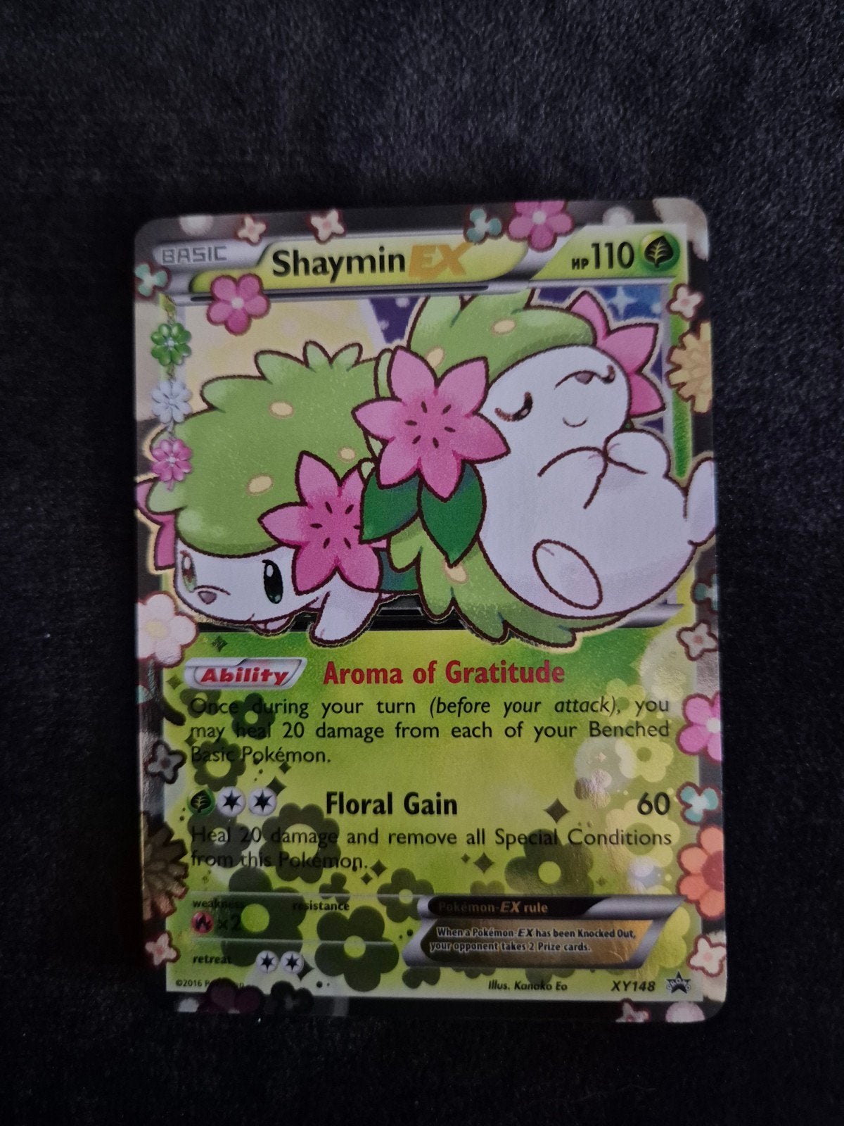 shaymin EX XY148, Ophalen of Verzenden, Zo goed als nieuw, Losse kaart