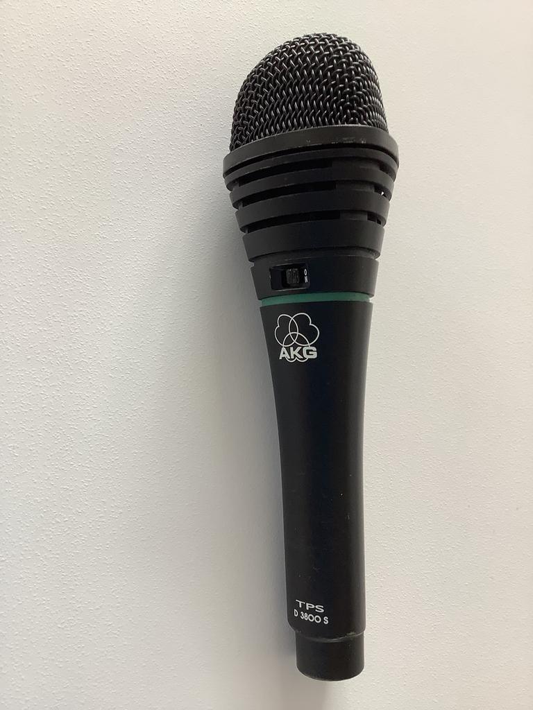 AKG microfoon D 3800 S, Muziek en Instrumenten, Microfoons, Ophalen of Verzenden, Zo goed als nieuw, Zangmicrofoon