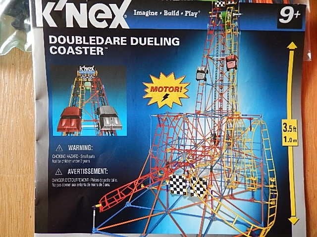 knex achtbaan, Kinderen en Baby's, Speelgoed | Bouwstenen, Ophalen of Verzenden, Zo goed als nieuw, K'nex