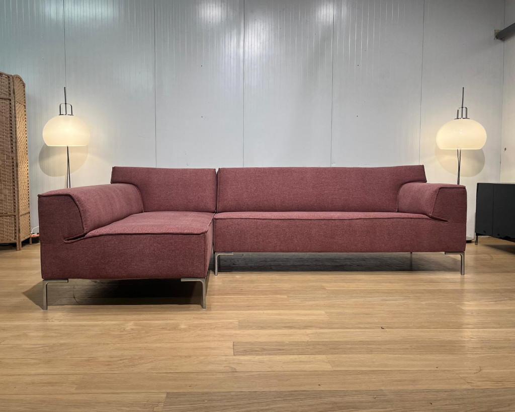 NIEUW GESTOFFEERD Design on Stock Bloq Hoekbank Aubergine